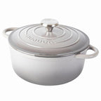 Enamelled Cast Iron Casserole Pot - 22cm - 2.9L (Multiple Colours)