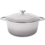 Enamelled Cast Iron Casserole Pot - 28cm - 6L (Multiple Colours Available)