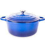 Enamelled Cast Iron Casserole Pot - 28cm - 6L (Multiple Colours Available)