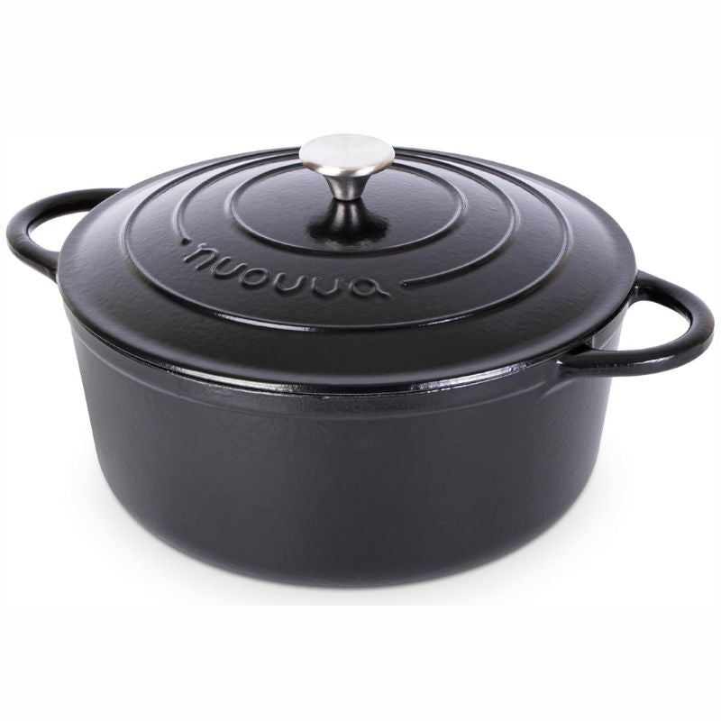 Enamelled Cast Iron Dutch Oven Casserole Pot (Multiple Colours & Sizes)