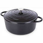 Enemalled Cast Iron Dutch Oven, Casserole Pot - 30cm - 6.9L (Multiple Colours)