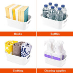 5-Piece Storage Basket Set with Handles (multiple colors)  by Stackzy