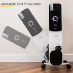 Energy Efficient Electric Heater with 3 Heat Settings - 9 Fin, 2500W