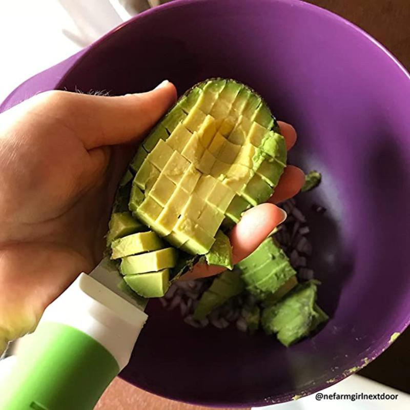 Microplane 3-in-1 Avocado Tool - Avocado Slicer, Peeler, Knife, Pit Removal