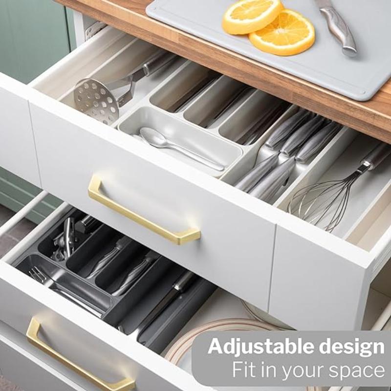 Expandable Cutlery Drawer Organiser Divider (Multiple Colours), by Nuovva