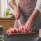 Stainless Steel Kitchen Knife Set with Rotating Block 7-Piece Set, by Nuovva