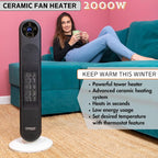 Electric Tower Fan Heater