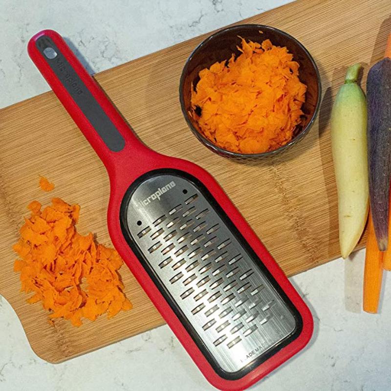 Microplane Select Series: Ribbon, Coarse & Extra Coarse Grater (Red)