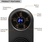 Electric Tower Fan Heater