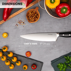 Professional High Carbon Steel Kitchen Single & Sets Knives  (Multiple Variants), by Nuovva