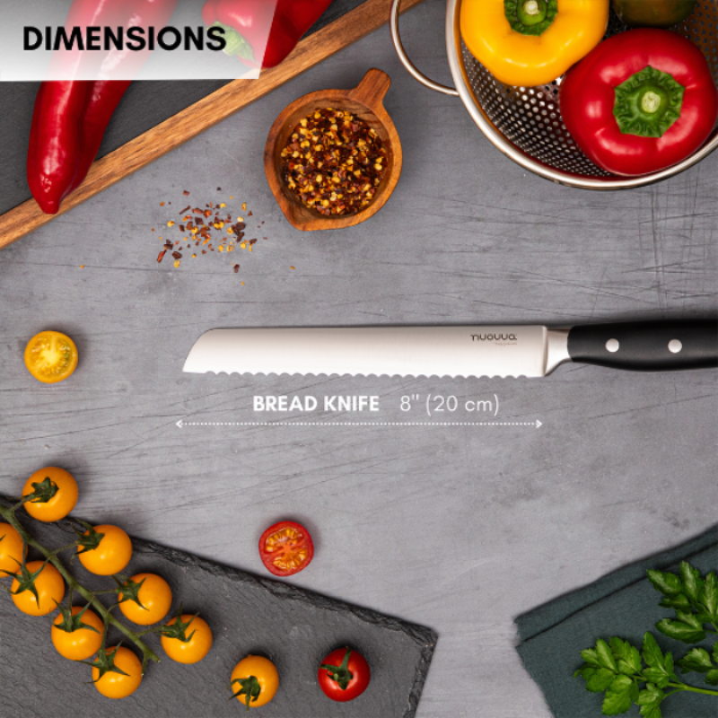 Professional High Carbon Steel Kitchen Knives (Multiple Variants), by Nuovva
