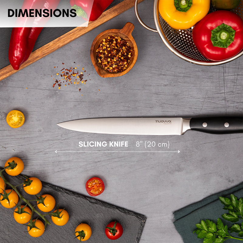 Professional High Carbon Steel Kitchen Knives (Multiple Variants), by Nuovva