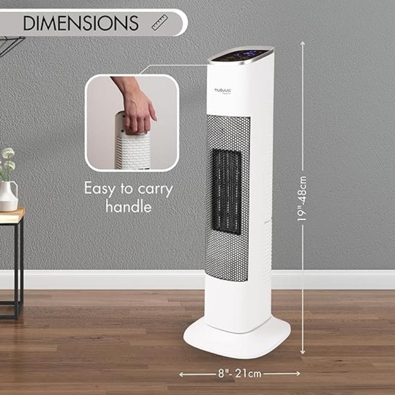 Touchscreen Energy Efficient Electric Heater with Remote Control