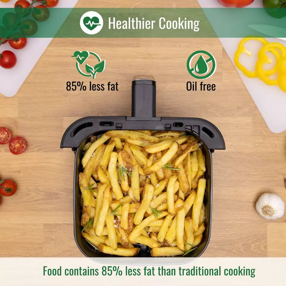 Air Fryer Oven With Preset Functions (Multiple Sizes) 4L 1200W, 6.5L 1500W,  9L 2400W, by Nuovva