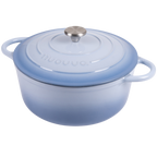 Cast Iron Dutch Oven, Casserole Pot - 28cm, 6L (Multiple Colour - Pastel Shades)