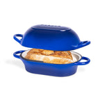 Enamelled Cast Iron Bread Loaf Pot – 22.5 × 14cm, Dutch Oven (Multiple Colours), by Nuovva