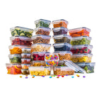 Airtight Food Storage Containers Sets - 30 Pieces, by Nuovva