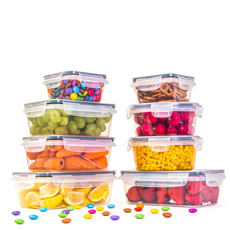 Airtight Food Storage Containers Sets (Multiple Sizes) by Nuovva