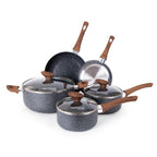 Granite Kitchen Cookware Set of 35, 15, 8, 5pcs with Lids (Multiple Set Sizes)