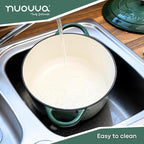 Enamelled Cast Iron Casserole Pot - 28cm - 6L (Multiple Colours Available)