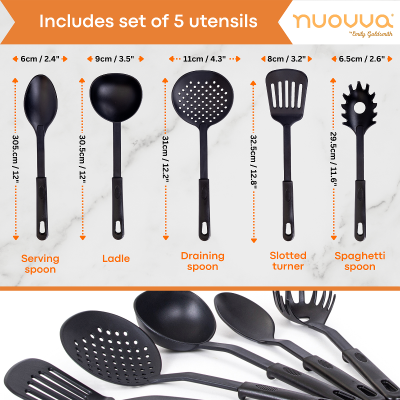 Kitchen Cookware Set of 5, 8, 15 & 35pcs with Lids - Multiple Colours