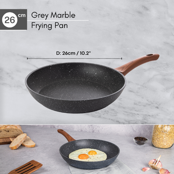Marble Granite Induction Non-Stick Frying Pan (Multiple Sizes), by Nuovva