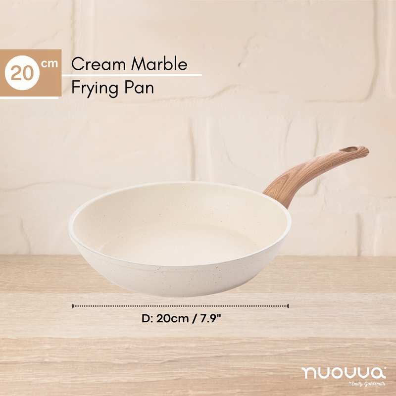Induction Non-Stick Frying Pan (Multiple Sizes & Multiple Colours), by Nuovva