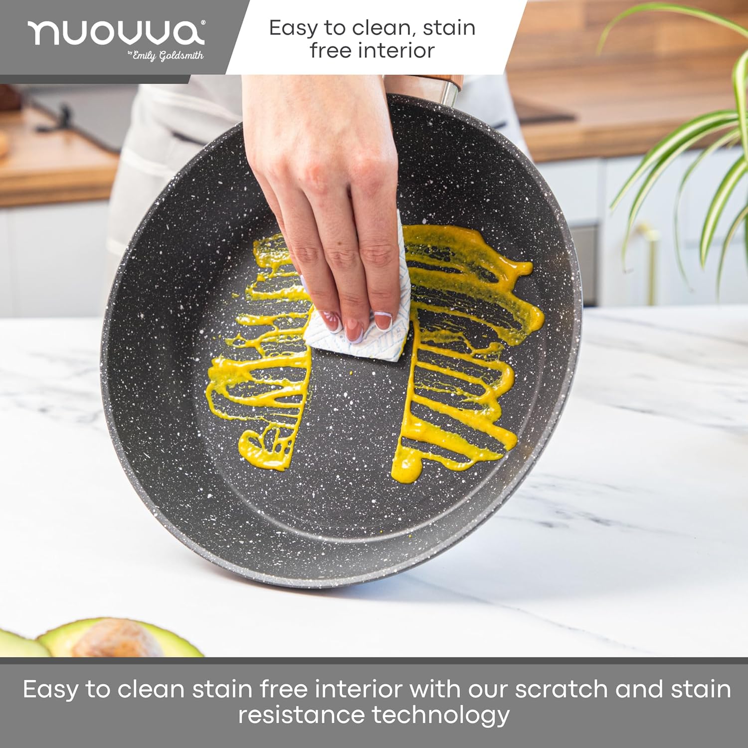 Granite Kitchen Cookware Set of 35, 15, 8, 5pcs with Lids (Multiple Set Sizes)