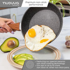 35pcs Granite Kitchen Cookware & Kitchen Knife Set