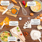 35pcs Kitchen Cooking Utensils Set - Multiple Colours