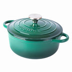 Enamelled Cast Iron Casserole Pot - 20cm - 2L (Multiple Colours)