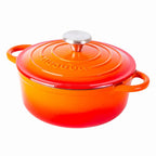 Enamelled Cast Iron Dutch Oven Casserole Pot (Multiple Colours & Sizes)