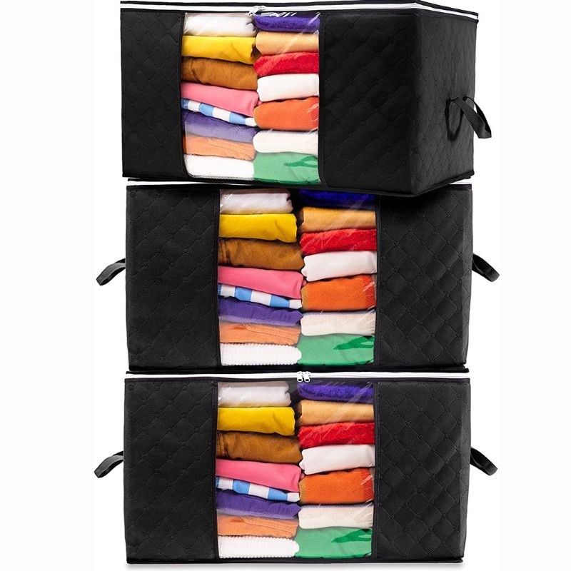 Large Clothes Storage Bag - 90L - Sets of 3 Pcs, 5 Pcs and 8 Pcs, by STACKZY