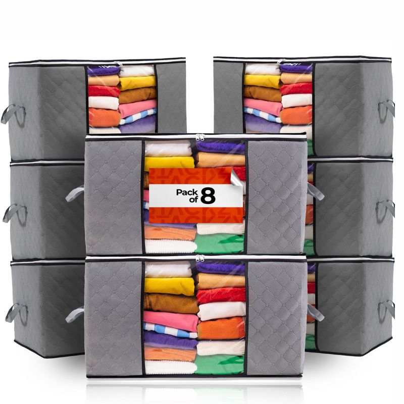 Large Clothes Storage Bag - 90L - Sets of 3 Pcs, 5 Pcs and 8 Pcs, by STACKZY