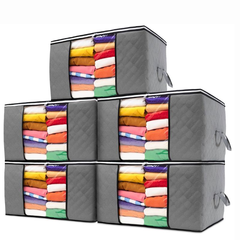 Large Clothes Storage Bag - 90L - Sets of 3 Pcs, 5 Pcs and 8 Pcs, by STACKZY