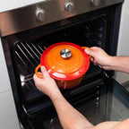 Enamelled Cast Iron Casserole Pot - 20cm - 2L (Multiple Colours)