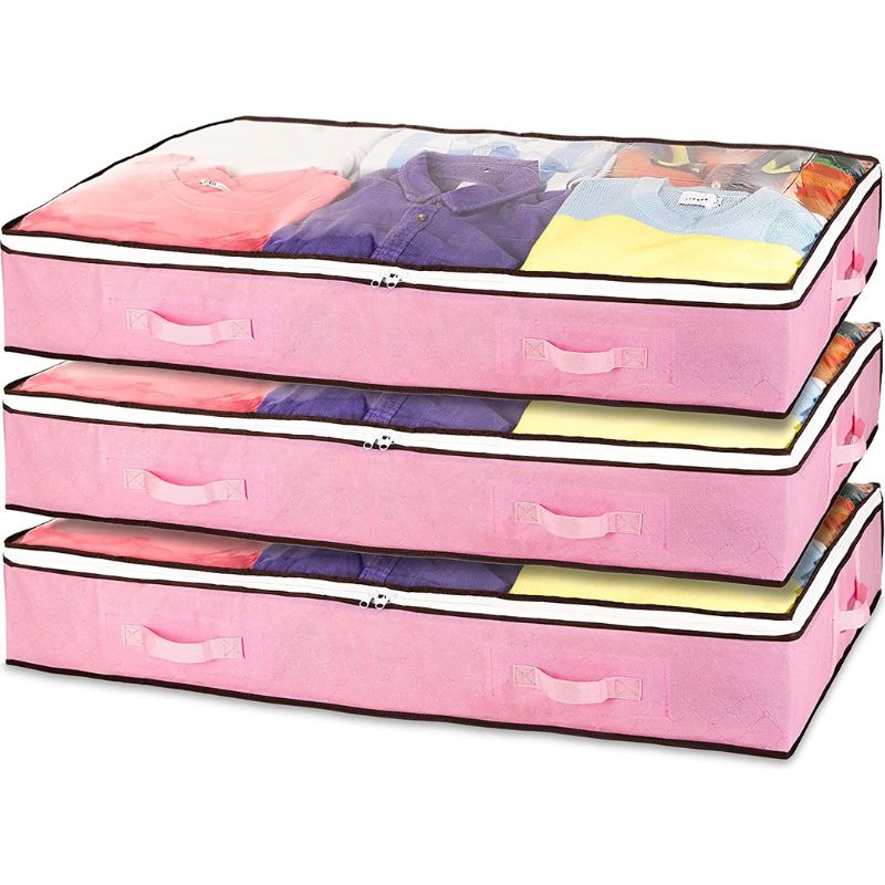 Underbed Storage Bags/Organiser | 75L [Multiple Colours], [3 Pcs, 5Pcs]