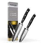 Stainless Steel Paring And Utility Knife Set - 2Pcs, by Nuovva